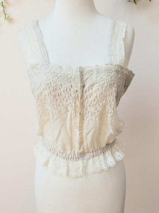 Vintage lace camisole